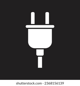 plug icon simple design art eps 10
