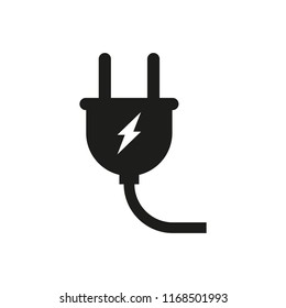 The plug icon. Simple vector illustration.