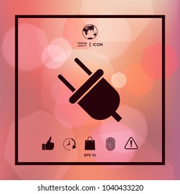 Plug icon symbol