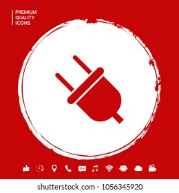 Plug icon symbol