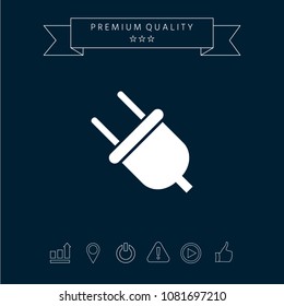 Plug icon symbol