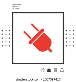Plug icon symbol