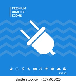 Plug icon symbol
