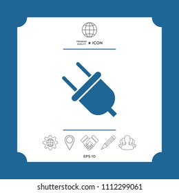 Plug icon symbol