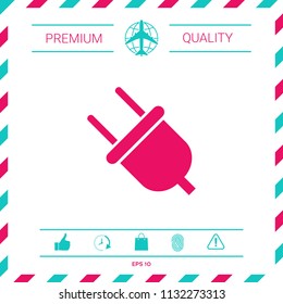 Plug icon symbol symbol