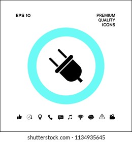 Plug icon symbol