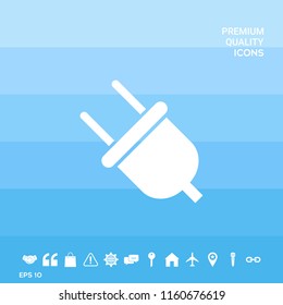 Plug icon symbol