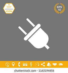 Plug icon symbol