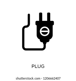 Plug icon. Plug symbol design from Electronic devices collection.