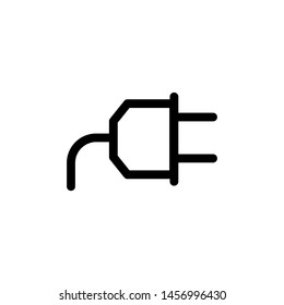 plug icon, symbol design template