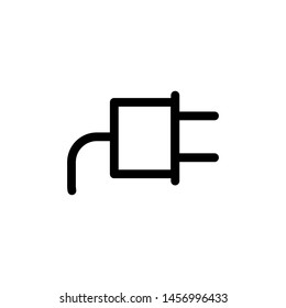 plug icon, symbol design template