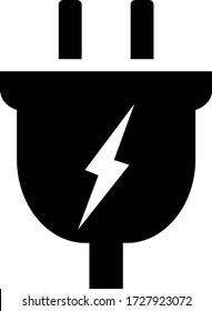 Icono de enchufe. Símbolo de enchufe. Ilustración del vector