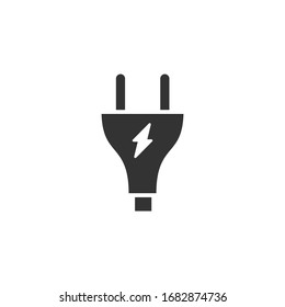 se puede editar el color de la plantilla de icono de conexión. símbolo de conector vectorial aislado en fondo blanco.
