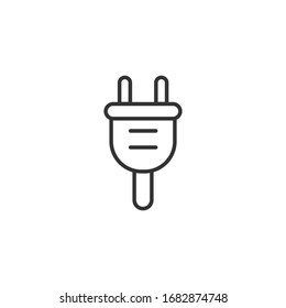 se puede editar el color de la plantilla de icono de conexión. símbolo de conector vectorial aislado en fondo blanco.