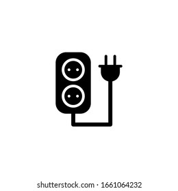 Plug icon template. Vector illustration 