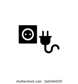 Plug icon template. Vector illustration 
