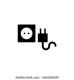 Plug icon template. Vector illustration 