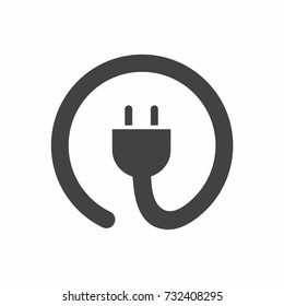 Plug icon vector