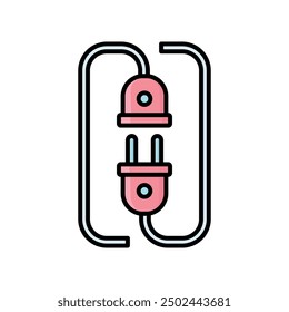 plug icon vector design template elegant style