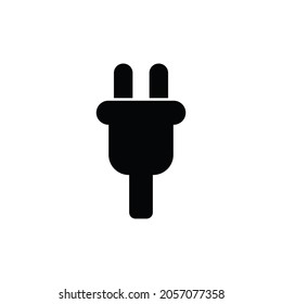 Plug icon vector. Energy sign