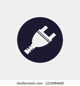 plug icon. Vector illustration