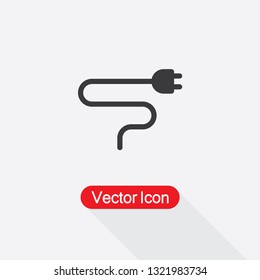 Plug Icon Vector Illustration Eps10