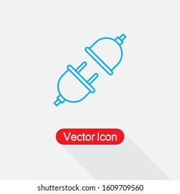 Plug Icon Vector Illustration Eps10