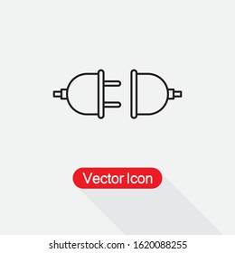 Plug Icon Vector Illustration Eps10