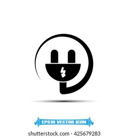Plug icon vector illustration eps10