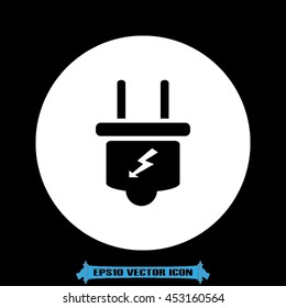 Plug icon vector illustration eps10.