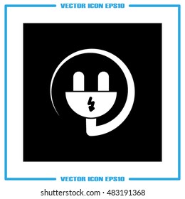 Plug icon vector illustration eps10.