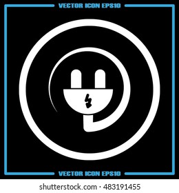Plug icon vector illustration eps10.