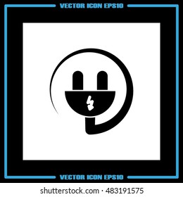 Plug icon vector illustration eps10.