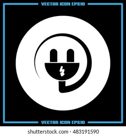 Plug icon vector illustration eps10.