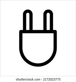 plug icon vector illustration, on white background, eps 10.