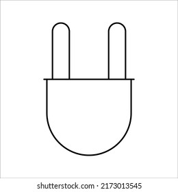 plug icon vector illustration, on white background, eps 10.