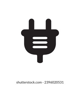 Plug icon vector illustration on white background. Electric plug sign