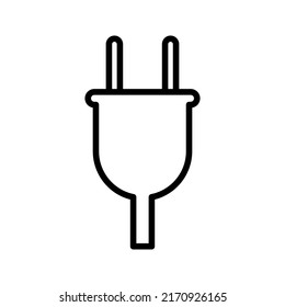 plug in icon vector sign symbol color editable