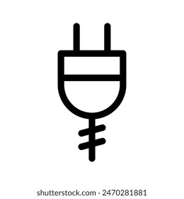 Plug Icon Vector Symbol Design Illustration
