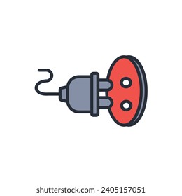 icono de conexión. vector.Curso editable.Signo de estilo lineal para uso de diseño web,logotipo.Ilustración de símbolo.