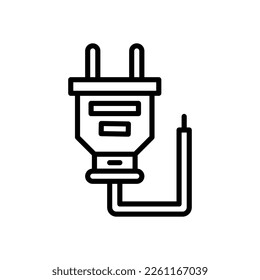 icono de plug para tu sitio web, móvil, presentación y diseño de logotipo.