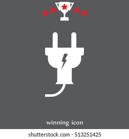 plug icon,vector illustration