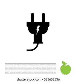 plug icon,vector illustration