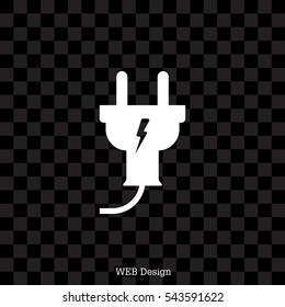 plug icon,vector illustration