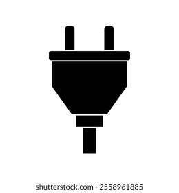 Plug illustrated on white background