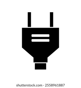 Plug illustrated on white background