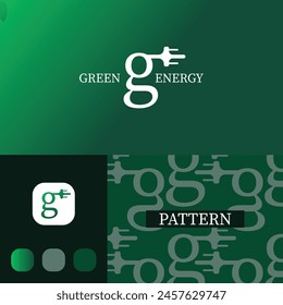 Plug and leaf icon, Eco concept. environmentally friendly transport. Vector illustration