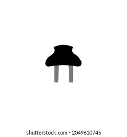 Plug line icon. Simple style energy poster background symbol. Text frame. Logo design element. T-shirt printing. Vector for sticker.