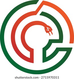 Diseño de logo de enchufe. Diseño de logotipo de círculo.  Diseño de logotipo eléctrico. Diseño minimalista del logotipo. Imagen de Vector de íconos. Icono plano 