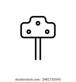 plug pc icon line style